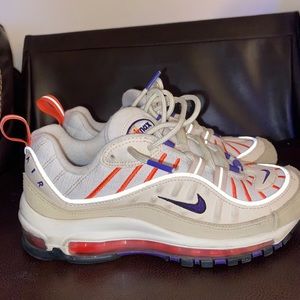 Nike Air Max 98 Cream and Court Purple